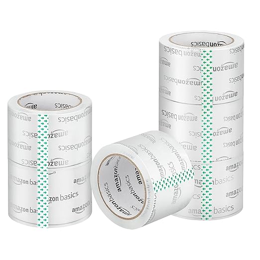 Amazon Basics Extra-Wide Packing Tape, Designed by AmazonBasics