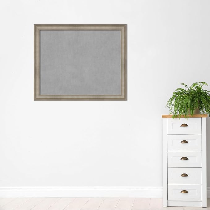 Amanti Art Silver Framed Magnetic Board 37x45 X-Large Vision Board - Image 5