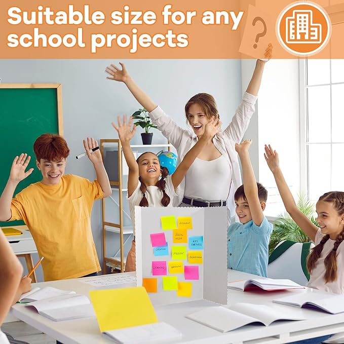 Ctosree 36 Pcs 14 * 22 Inch Tri Fold Poster Board Bulk, Science Fair Project - Image 7