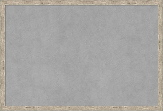 Amanti Art Silver Framed Magnetic Board 17x25 Medium Vision Board by AmantiArt