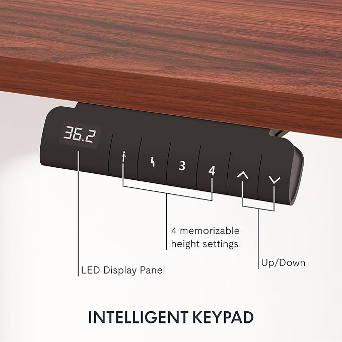 FLEXISPOT E6 3-Stage Dual Motor Electric Standing Desk 48 x 30 Sit Stand Up Desk - Image 4