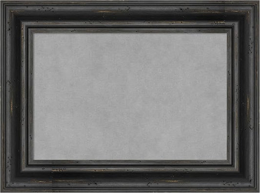 Amanti Art Black Framed Magnetic Board 17x23 Small Vision Board by AmantiArt