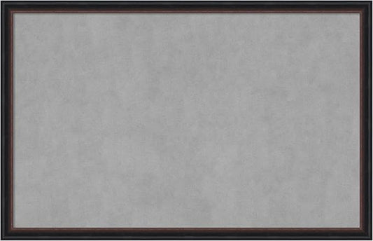 Amanti Art Black Framed Magnetic Board 22x34 Large Vision Board by AmantiArt