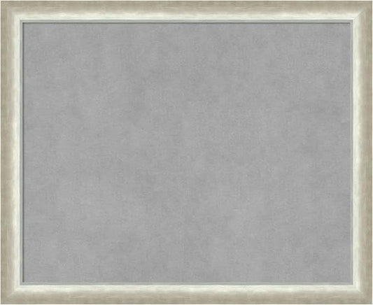 Amanti Art Silver Framed Magnetic Board 18x22 Small Vision Board by AmantiArt