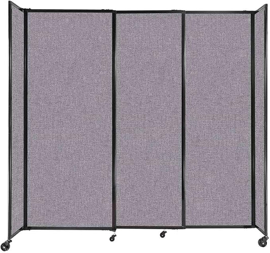 Versare Straightwall Sliding Portable Wall Partition | Freestanding Office by VERSARE