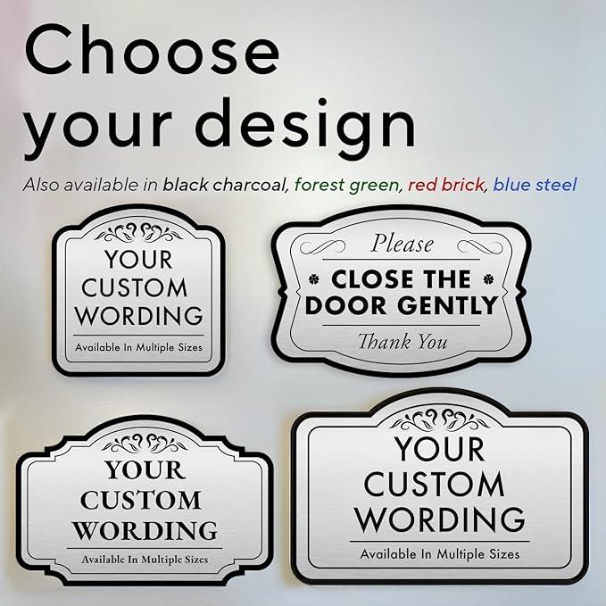 Custom Outdoor Personalized Aluminum Driveway Signs - Image 3