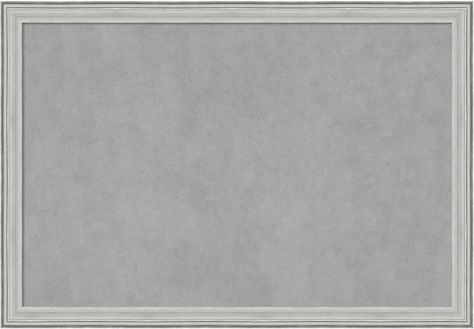 Amanti Art Silver Framed Magnetic Board 27x39 Large Vision Board by AmantiArt