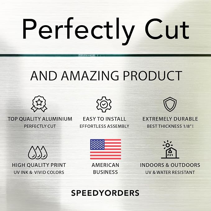 Custom Outdoor Aluminum Signs, Personalized Business Signs, Waterproof Silver - Image 7