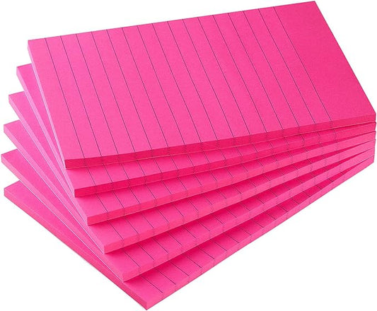 Early Buy 6 Pads Lined Sticky Notes by EarlyBuy