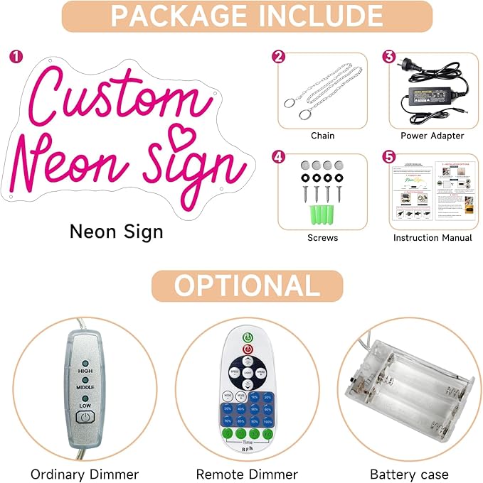 Custom Neon Sign for Wall Decor, Neon Sign Customizable Personalized LED Neon - Image 7