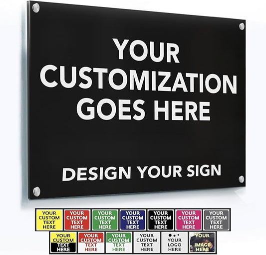 Custom Outdoor Metal Sign by SpeedyOrders