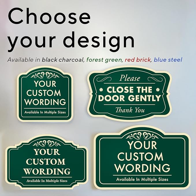 Custom Metal Signs, Personalized Aluminum - Image 3