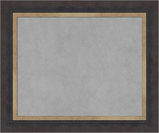 Amanti Art Black Framed Magnetic Board 21x25 Small Vision Board by AmantiArt