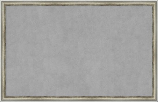 Amanti Art Silver Framed Magnetic Board 22x34 Large Vision Board by AmantiArt