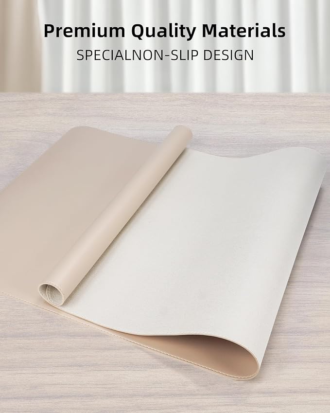 Non-Slip Desk Pad, Desk mat, Large Mouse Pad, Office Desk mat, Waterproof PU - Image 2