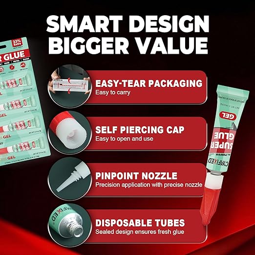 Super Glue Gel Pro, All Purpose CA Glue - Image 4