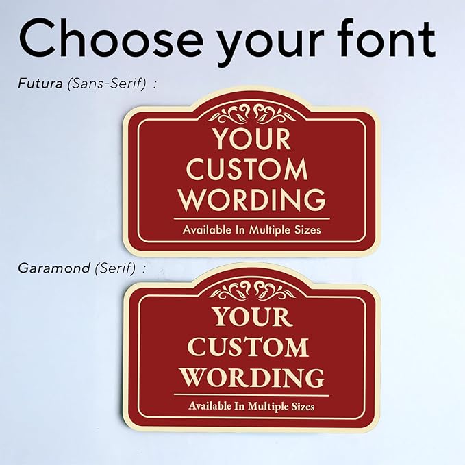 Custom Decorative Outdoor Metal & Aluminum Signs, Personalized Driveway Signs - Image 9