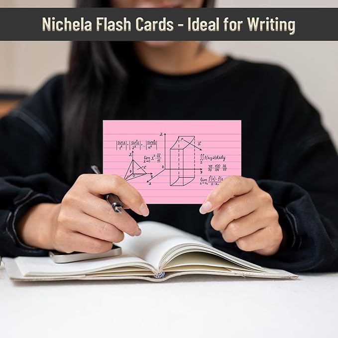 600 Count Colored Index Cards 3 x 5 Inch Ruled Index Cards, Flash Cards College - Image 5