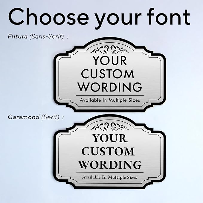 Custom Decorative Outdoor Metal Sign, Personalized Aluminum Driveway Sign - Image 9