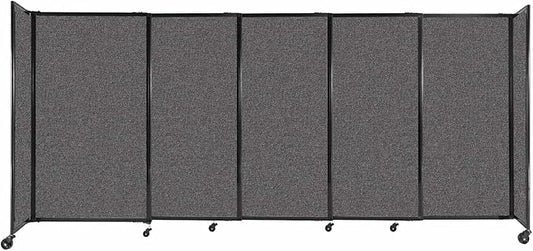 Versare Straightwall Sliding Portable Wall Partition | Freestanding Office by VERSARE