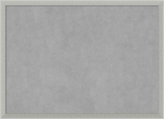 Amanti Art Silver Framed Magnetic Board 22x30 Medium Vision Board by AmantiArt