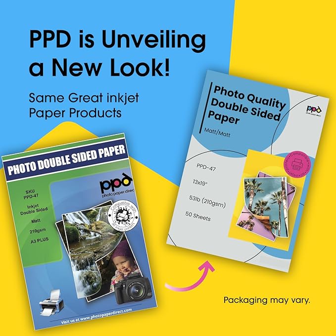 PPD Double Sided Photo Paper, Matte Brochure Paper 13 x 19 - Image 2