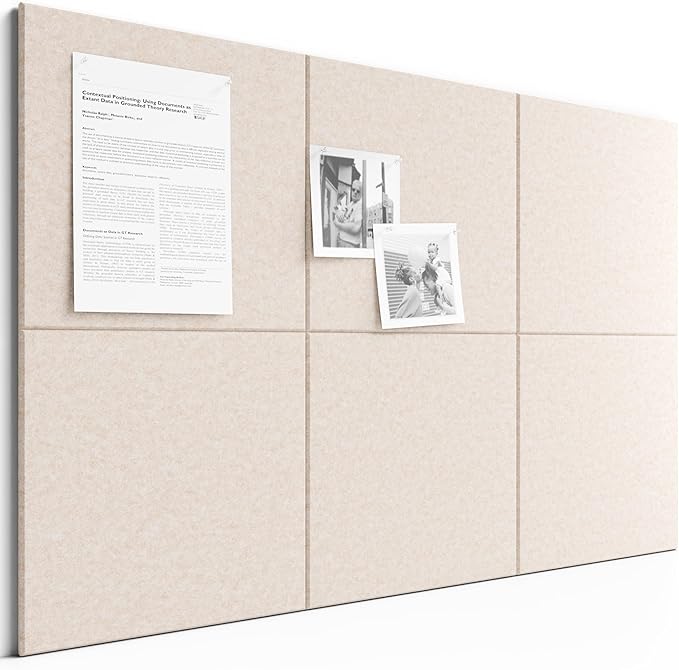 Bumusty Large Cork Board 36" x 24" Alternative by Bumusty