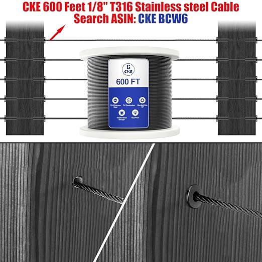 CKE 150 Pack T316 Stainless Steel Black Protector Sleeves - Image 5