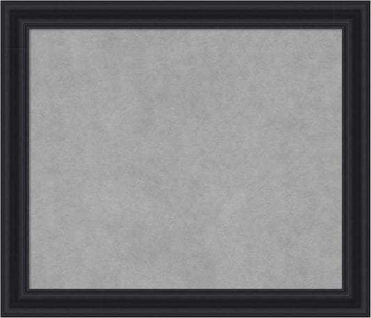 Amanti Art Black Framed Magnetic Board 24x28 Medium Vision Board by AmantiArt