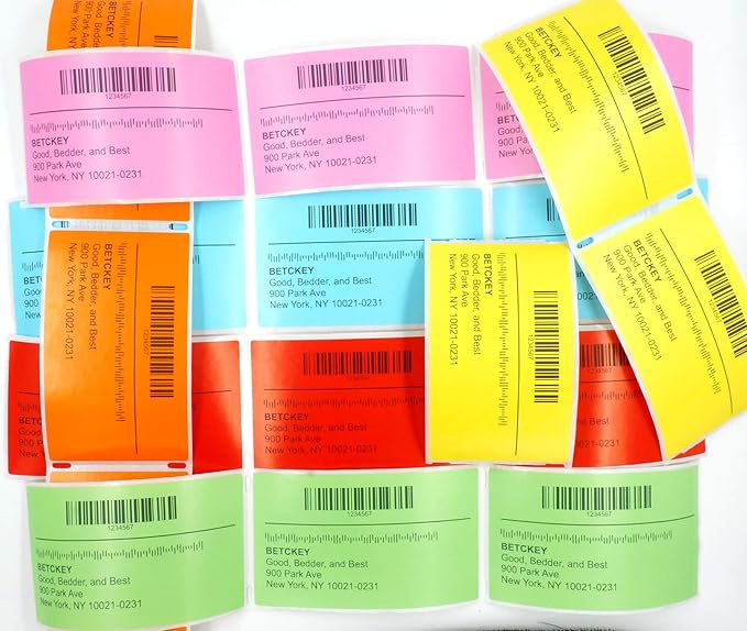 BETCKEY - 1.25" x 1" UPC Barcode & Address Labels Compatible - Image 4