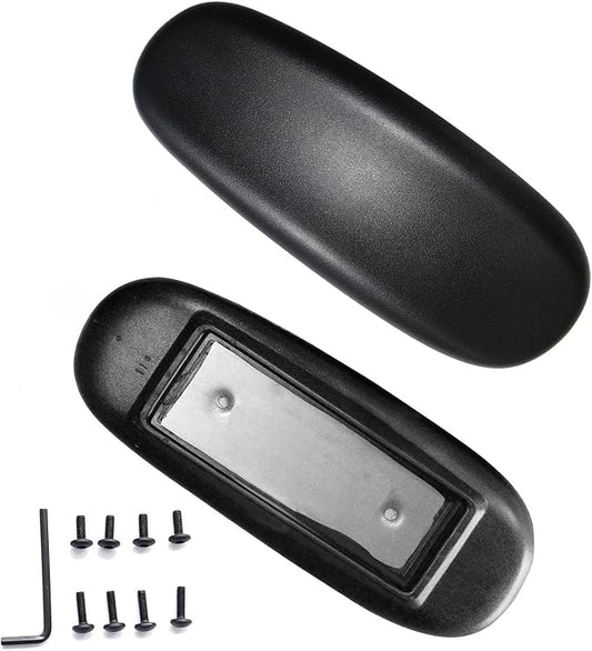 MySit Office Chair Armrest Replacement Arm Pads Univeral 4" Mounting Hole Black by MySit