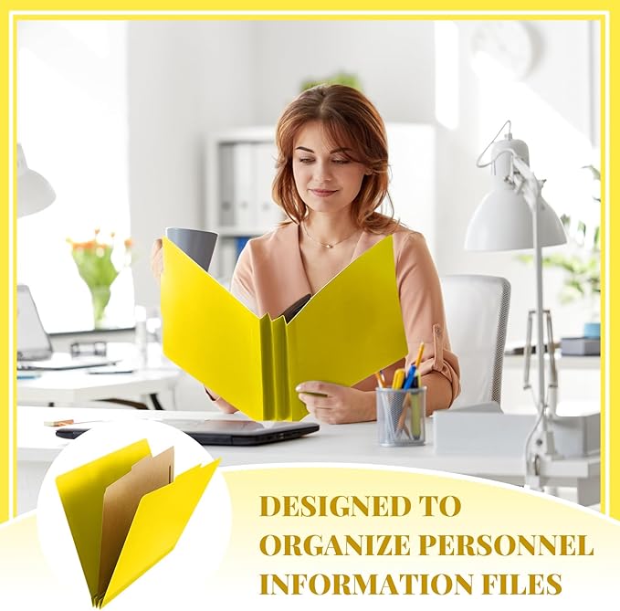 Skyygemm 36 Pcs Classification Folders Letter Size, 1 Divider Pressboard File - Image 5