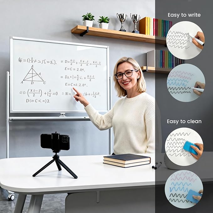 Large Mobile Glass White Board - Image 7