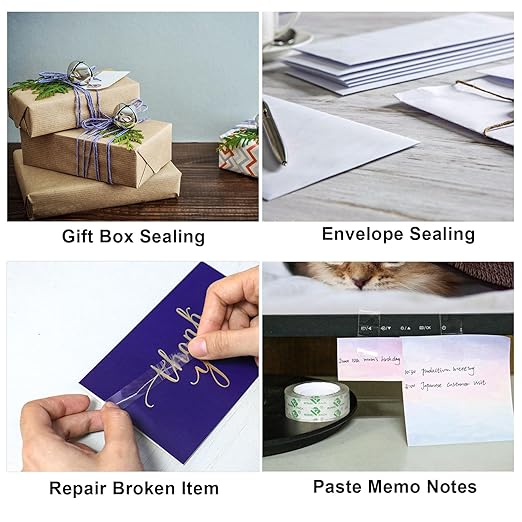 BOMEI PACK 36Rolls Crystal Clear Tape - Image 7