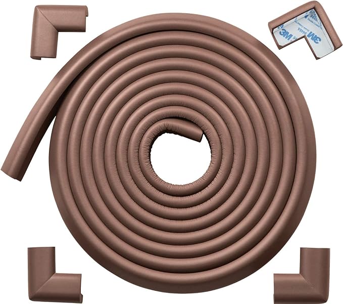 Roving Cove HeftyFit Edge Corner Protector Baby Proofing, Heavy-Duty, Soft NBR by RovingCove