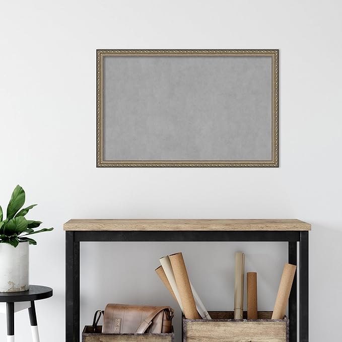 Amanti Art Silver Framed Magnetic Board 22x34 Large Vision Board - Image 6