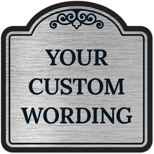 Custom Decorative Sign, Personalized Metal Sign by SigoSigns