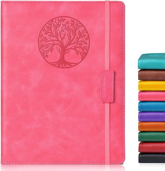 Biuwory Lined Journal Notebook for Women Men, 256 Pages B5 Large Hardcover by Biuwory