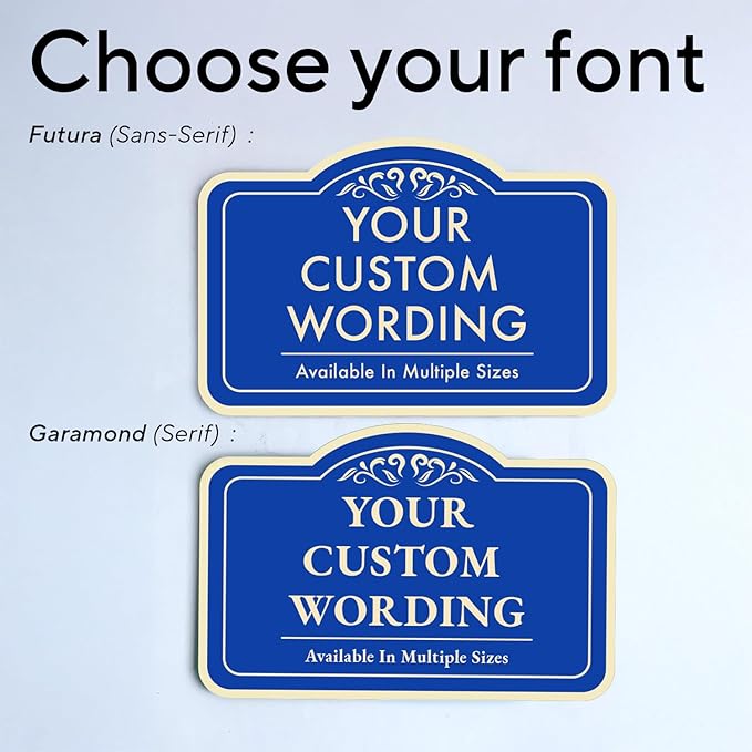 Custom Decorative Outdoor Metal Sign, Personalized Aluminum, Customized - Image 9