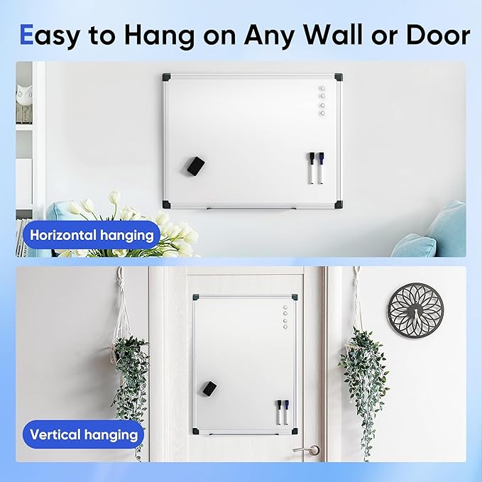 VUSIGN 24" x 18" Magnetic Whiteboard - Image 6