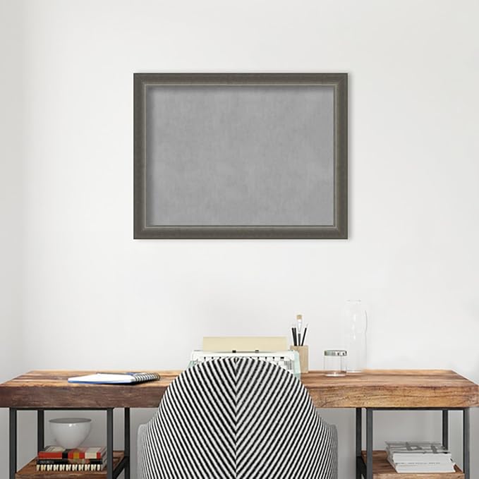 Amanti Art Silver Framed Magnetic Board 21x27 Medium Vision Board - Image 5