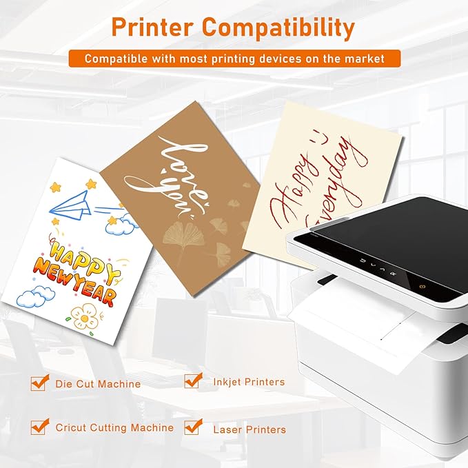 Guakicae 60 Sheets White Cardstock 5 x 7 Thick Paper, 300gsm/110lb Heavyweight - Image 5