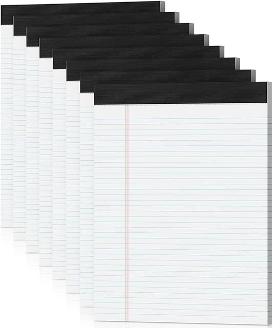 Note Pads 8.5 x 11 Legal Pads 8 Pack Writing Pads Notepads Narrow Ruled Pads of by notepads