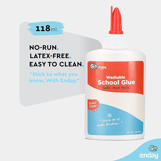 Liquid Glue - 4 oz Washable School Glue, Non-Toxic - Image 6