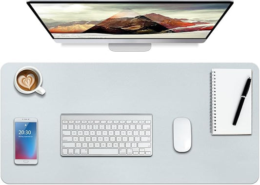 Boutilon Leather Desk Pad Protector, Non-Slip Mouse Pad, Laptop Desk Pad by Boutilon