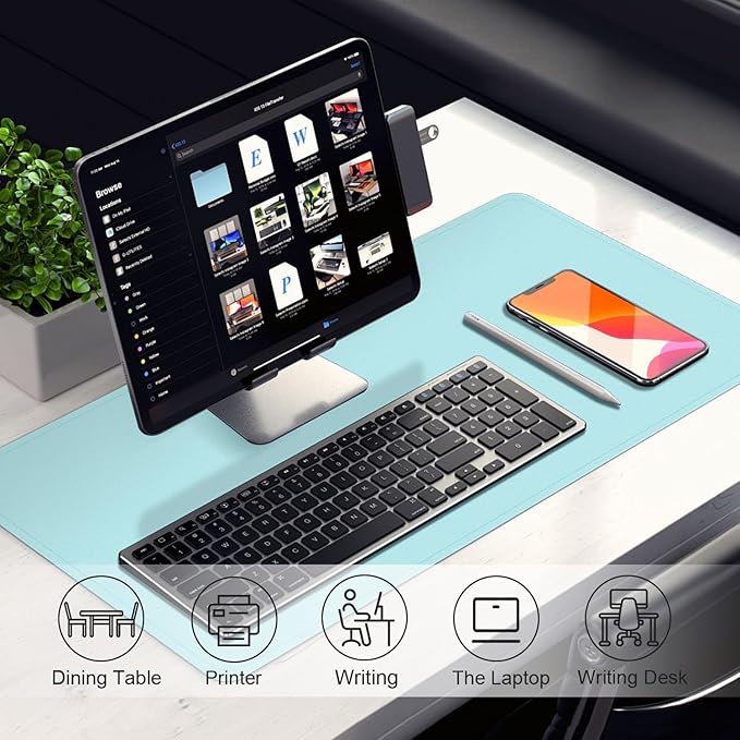 Large Desk Pad, 47.2'' x 23.6'', Computer Mat - Image 5