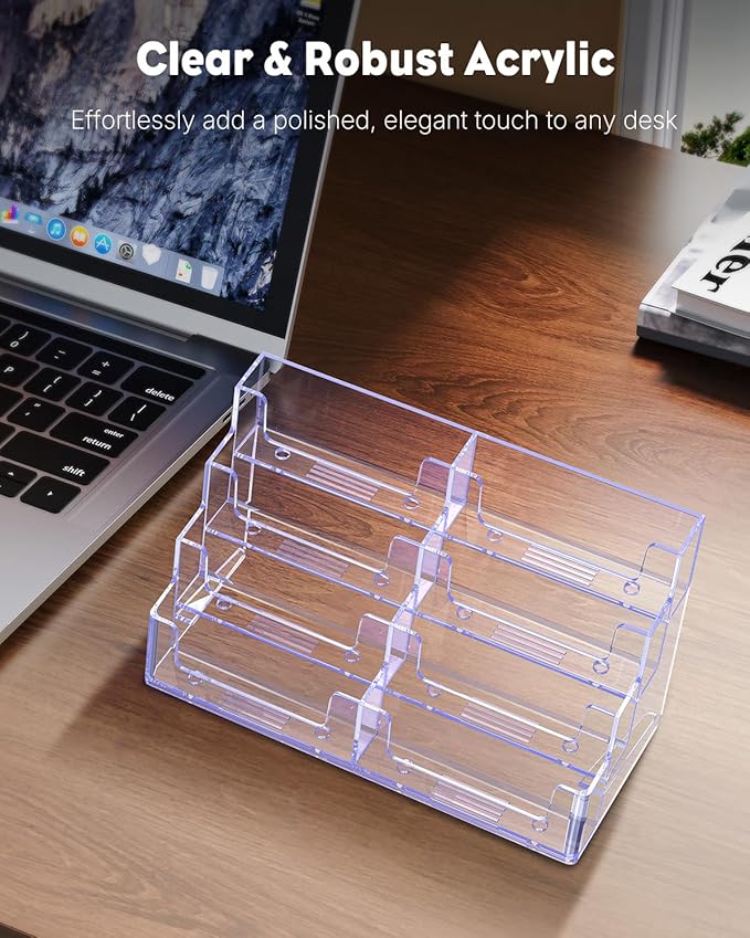 Uniclife Acrylic Business Card Holder - Image 5