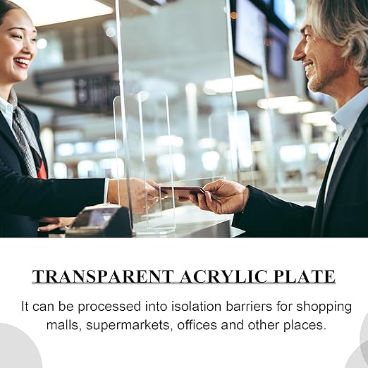 Roowest 1 Pcs 24 x 36 Inch, 1/2 Inch Thick Clear Acrylic Sheets Transparent - Image 6