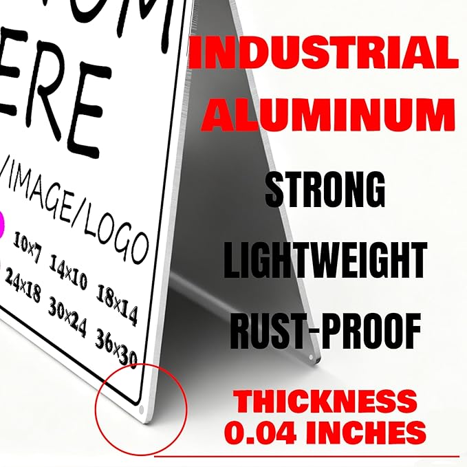 Custom Outdoor Decorative Signs-24×18inches-Personalized Aluminum Signs - Image 3