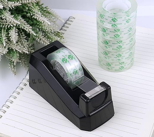 BOMEI PACK 48 Rolls Crystal Clear Transparent Tape, Stationery Tape Refills - Image 6